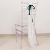 100 Yards 7/8" Hunter Emerald Green Single Face Decorative Satin Ribbon