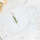 5 Pack Premium Polyester 20"x20" Napkins White - Wrinkle-Resistant & Durable Dinner Napkins for Any Occasion