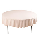 Scuba Round 90" Tablecloth Blush - Wrinkle Free & Stain Resistant Table Cover