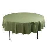 Scuba Round 90" Tablecloth Dusty Sage Green - Wrinkle Free & Stain Resistant Table Cover