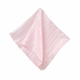 5 Pack Taffeta 20"x20" Napkins Blush - Accordion Crinkle Dinner Napkins