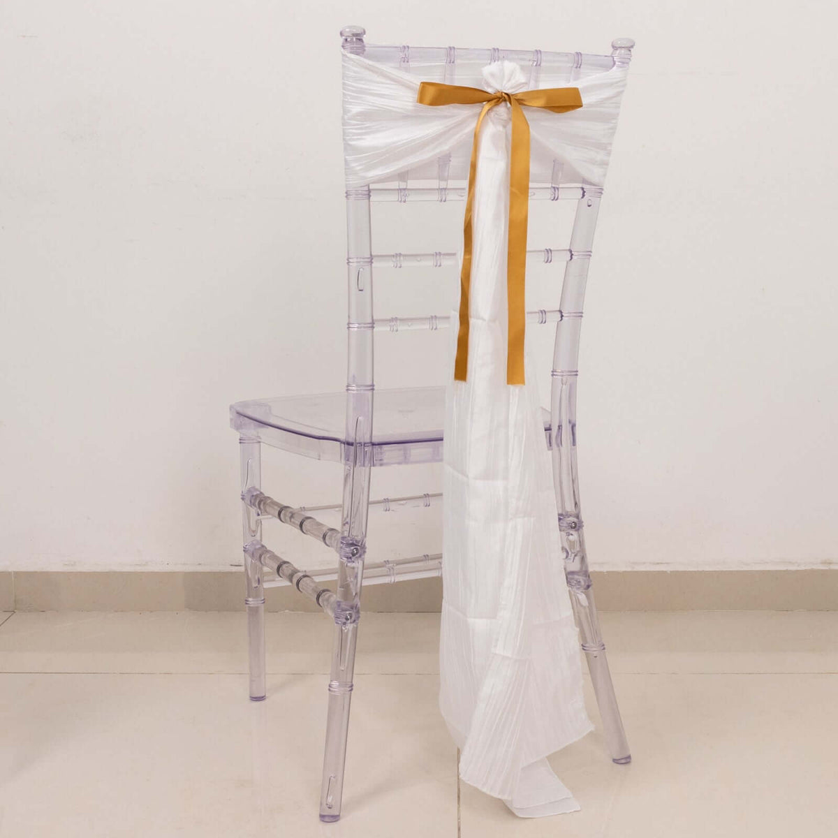 100 Yards 7/8" Gold Single Face Decorative Satin Ribbon