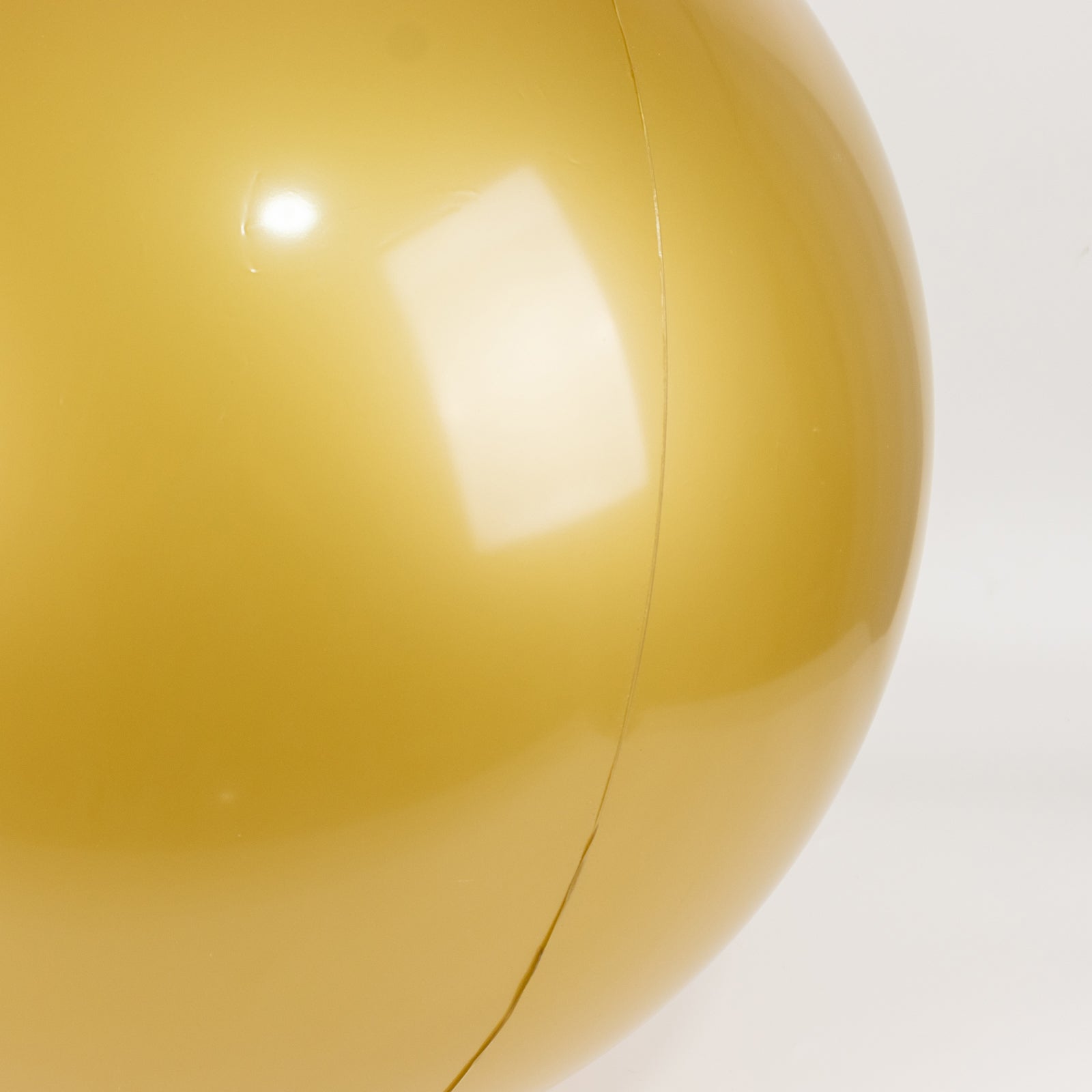 2 Pack 24" Inflatable Gold Decorative Balls - Round Vinyl Pool and Party Balls, Lightweight & Fun