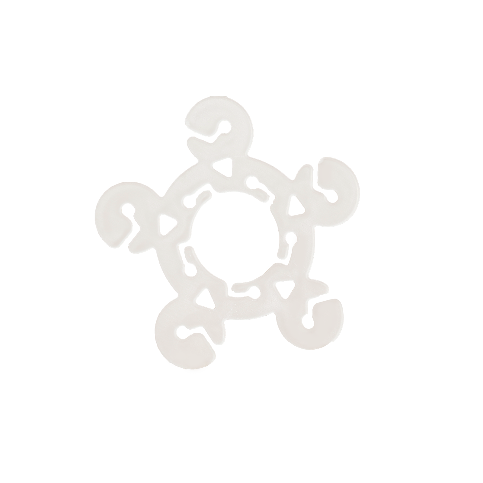 Clear Flower-Shaped Balloon Clip Connectors – 100 Pcs Plastic Clips for Balloon Arch, Garland & Party Decoration Supplies