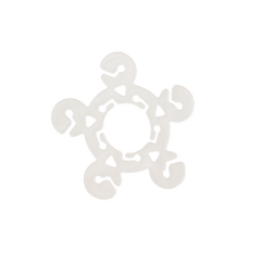 Clear Flower-Shaped Balloon Clip Connectors – 100 Pcs Plastic Clips for Balloon Arch, Garland & Party Decoration Supplies