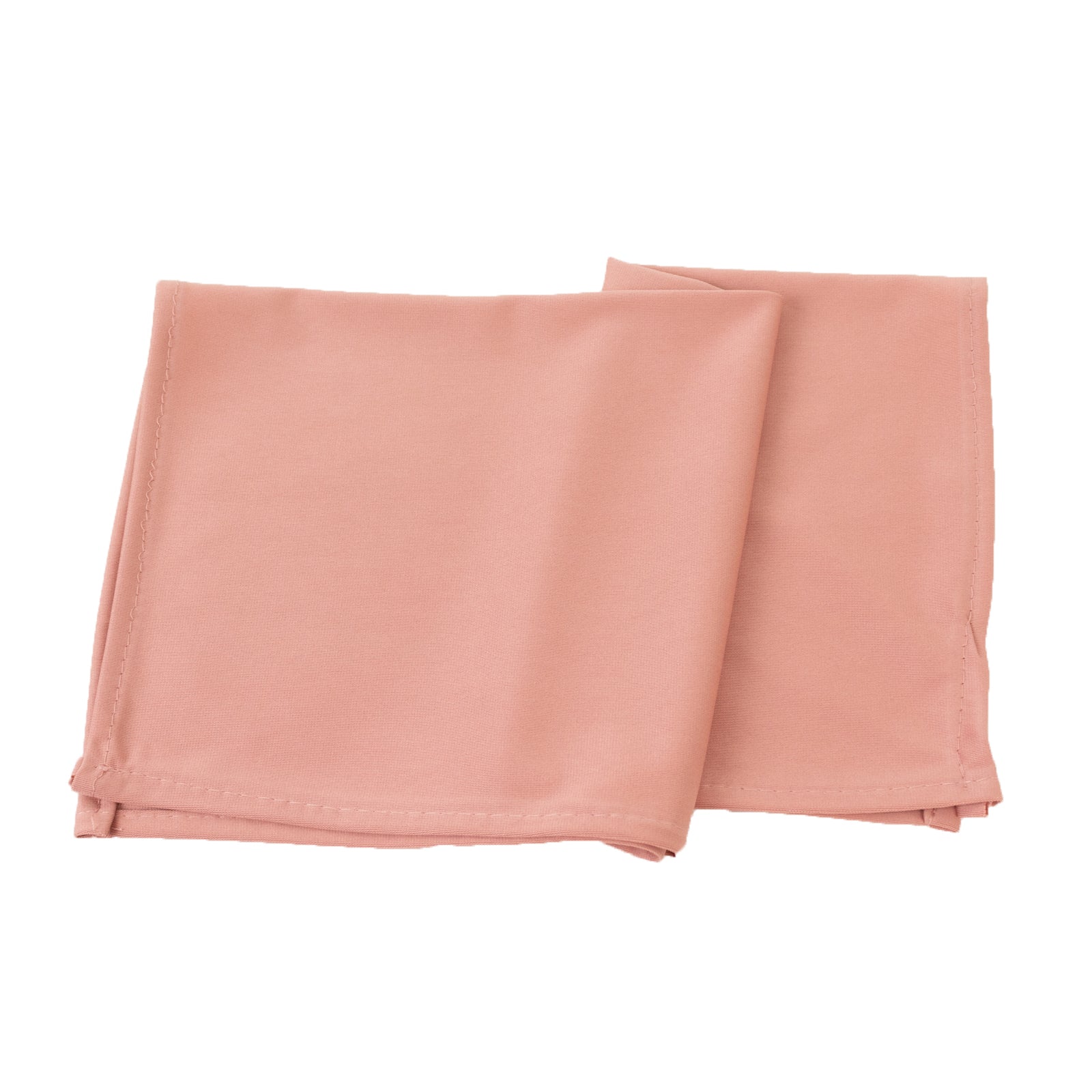 5 Pack Dusty Rose Scuba Napkins – 17"x17", Wrinkle-Free & Stain Resistant Cloth Napkins