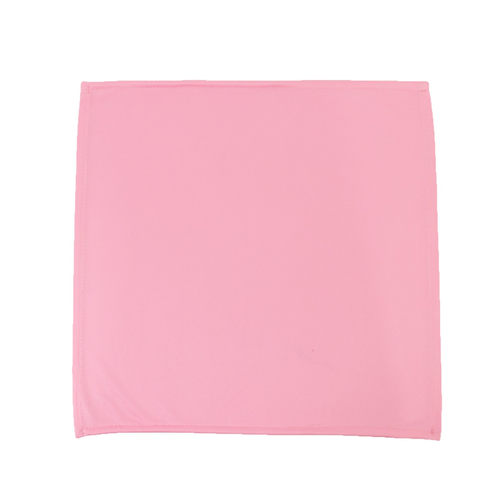 5 Pack Pink Scuba Napkins – 17"x17", Wrinkle-Free & Stain Resistant Cloth Napkins