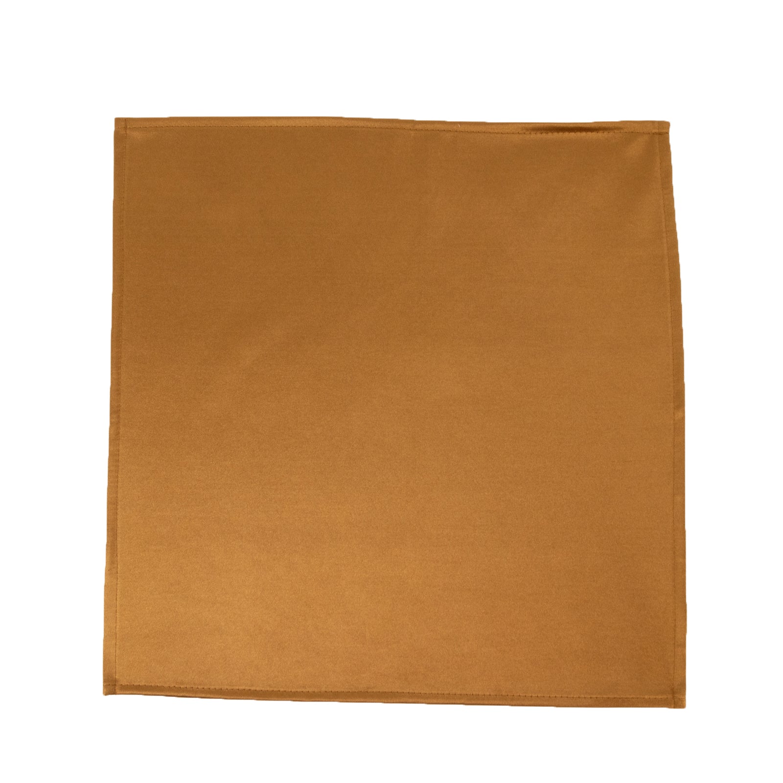 5 Pack Shimmer Gold Scuba Napkins – 17"x17" Wrinkle-Free & Stain-Resistant Cloth Table Napkins