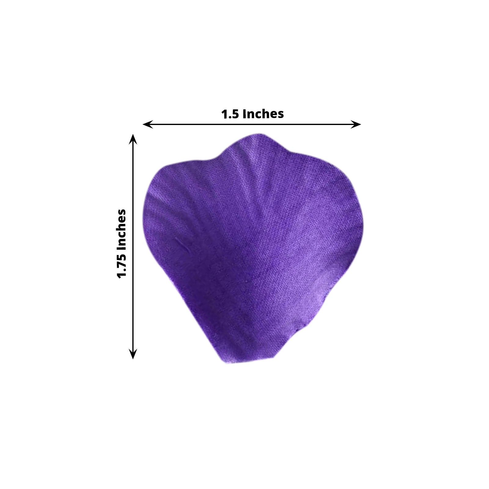 500-Pack Rose Petals Round Design Purple Silk Confetti - Decorative Scatters for Tables and Floors
