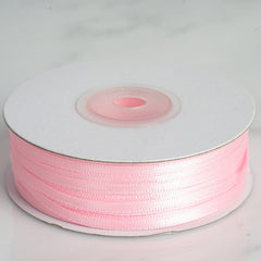 100 Yards 1 8" Pink Satin Ribbon