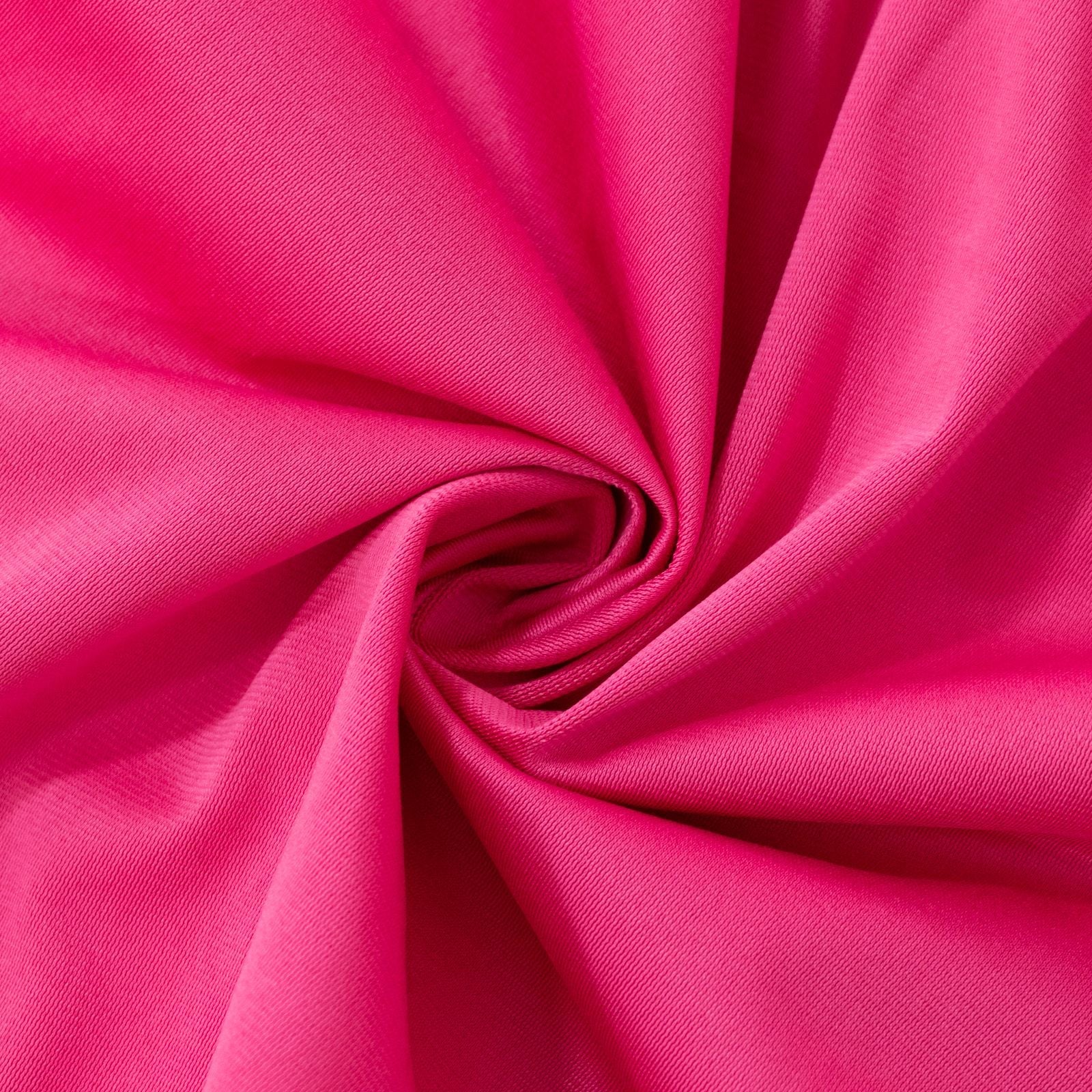 Scuba Polyester 12"x108" Table Runner Fuchsia - Wrinkle-Free Table Linen