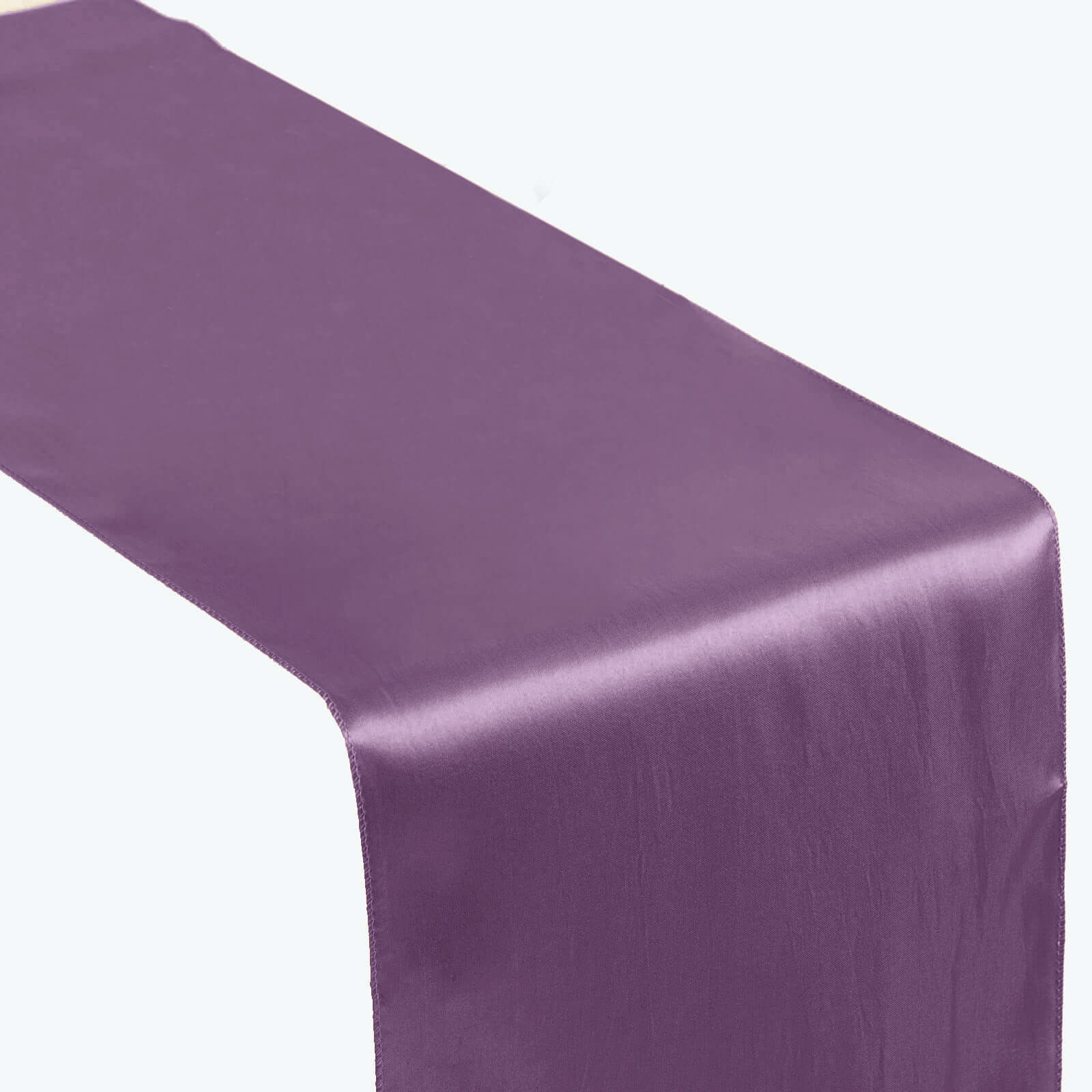 Satin 12"x108" Table Runner Violet Amethyst - Stylish Table Linen