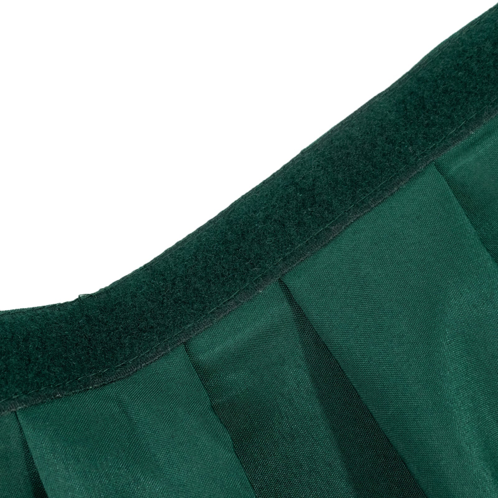 Portable Stage Skirt Hunter Emerald Green Polyester Platform Skirting Cloth for Events, Performances & Wedding Staging - 16"x10ft