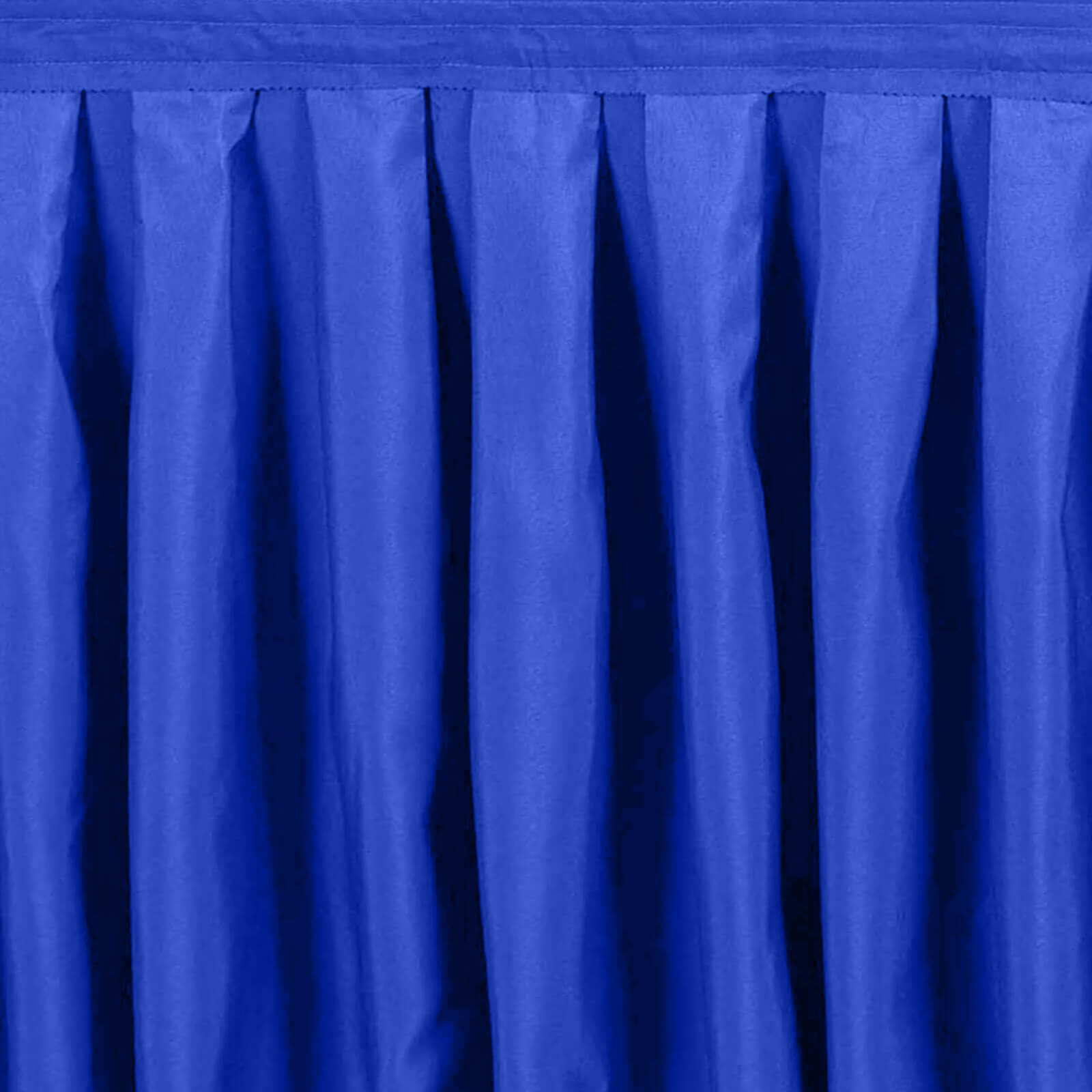 Portable Stage Skirt Royal Blue Polyester Platform Skirting Cloth for Events, Performances & Wedding Staging - 16"x10ft
