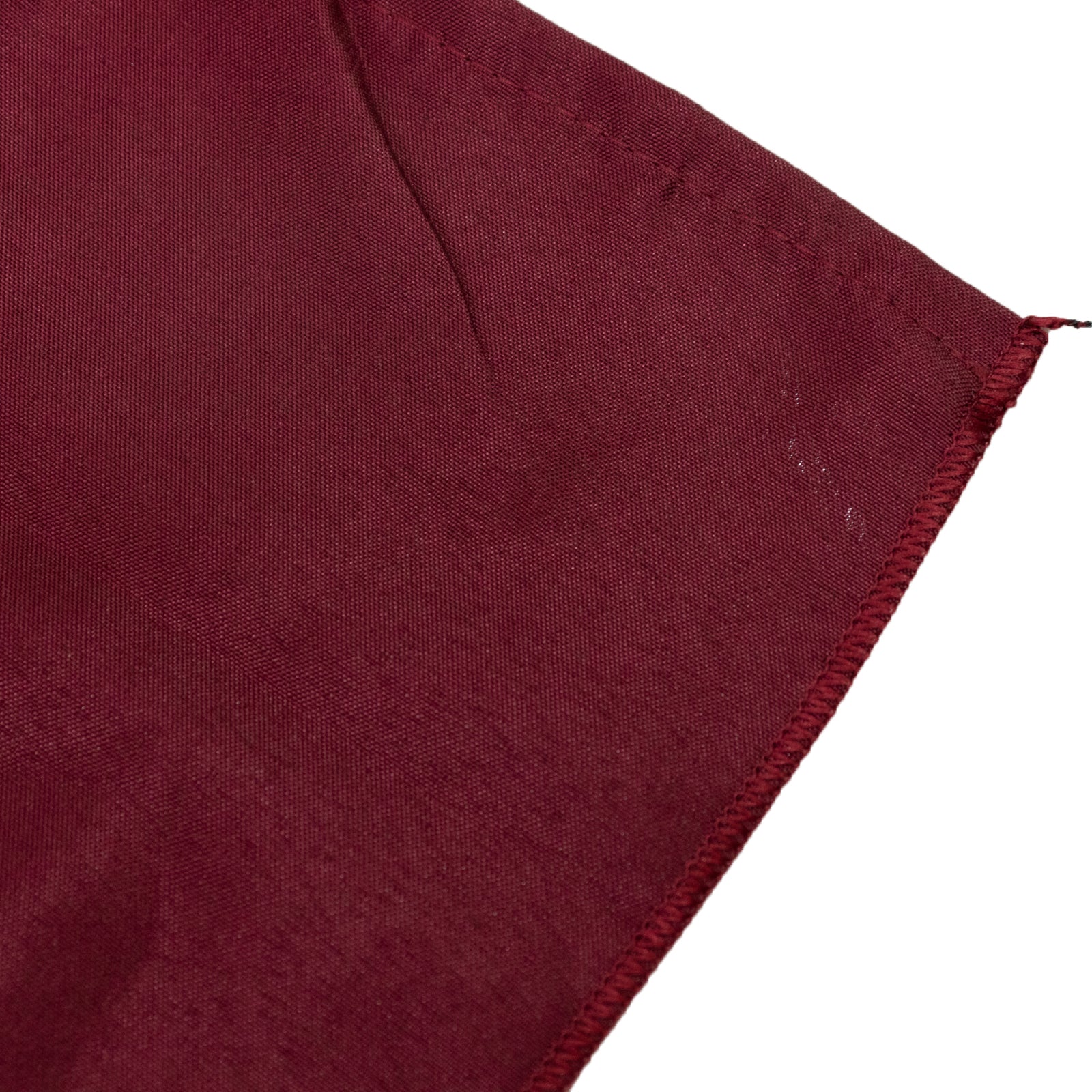 Portable Stage Skirt Burgundy Polyester Platform Skirting Cloth for Events, Performances & Wedding Staging - 24"x20ft