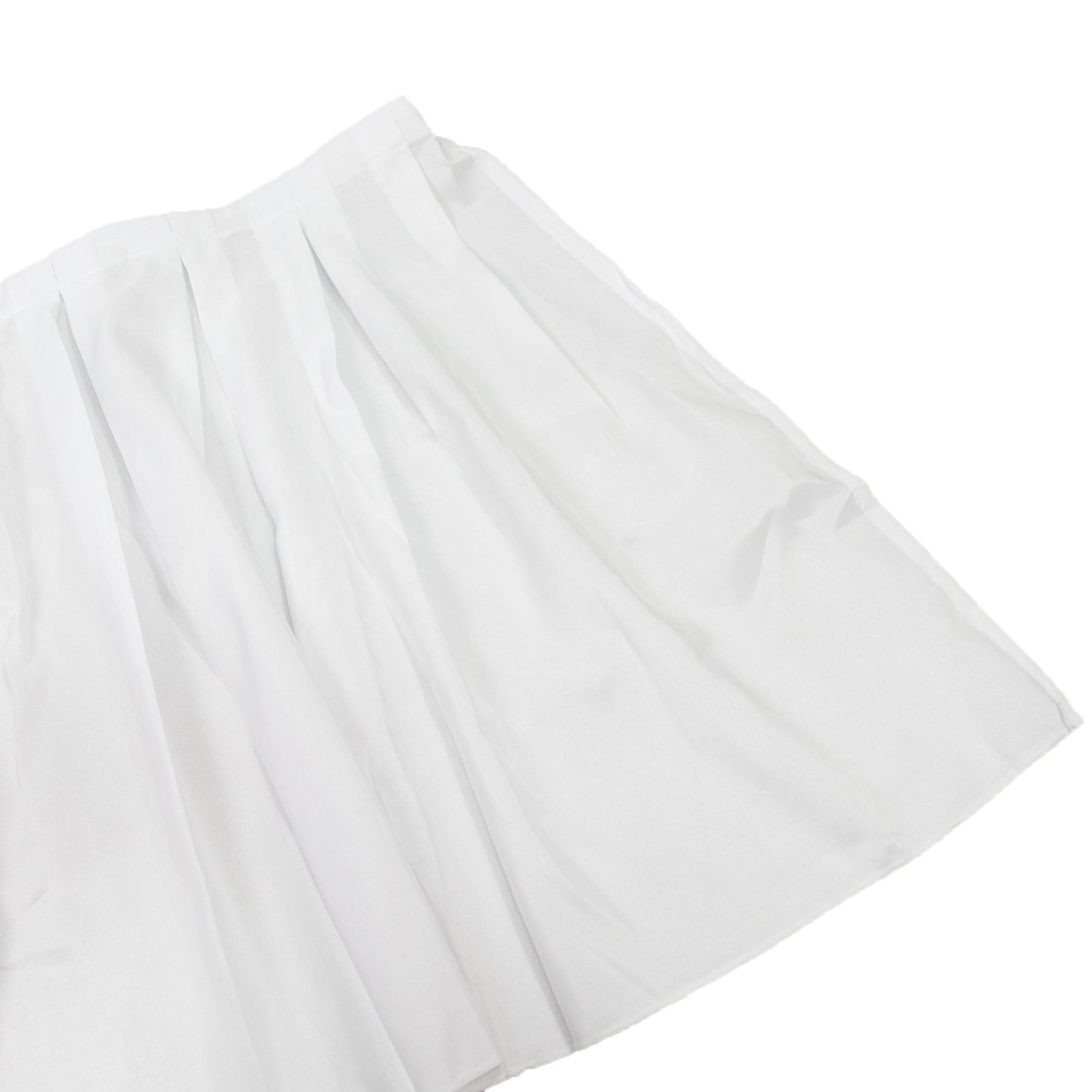 Portable Stage Skirt White Polyester Platform Skirting Cloth for Events, Performances & Wedding Staging - 24"x20ft