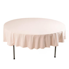 Scuba Round 90" Tablecloth Blush - Wrinkle Free & Stain Resistant Table Cover