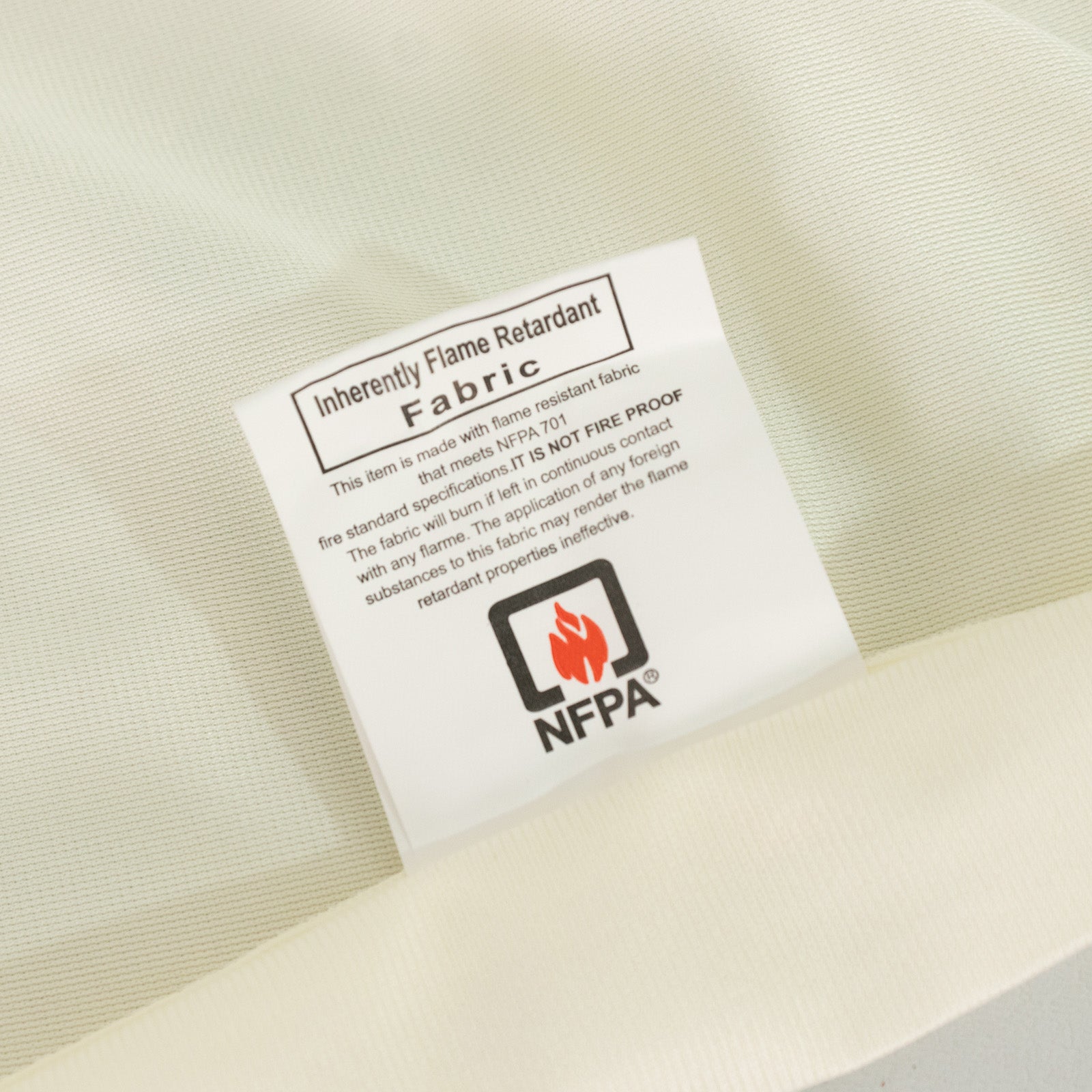 Fire Retardant Scuba Tablecloth – 90"x132" Rectangle Ivory, Wrinkle Free, Stain Resistant, Seamless Polyester Cover