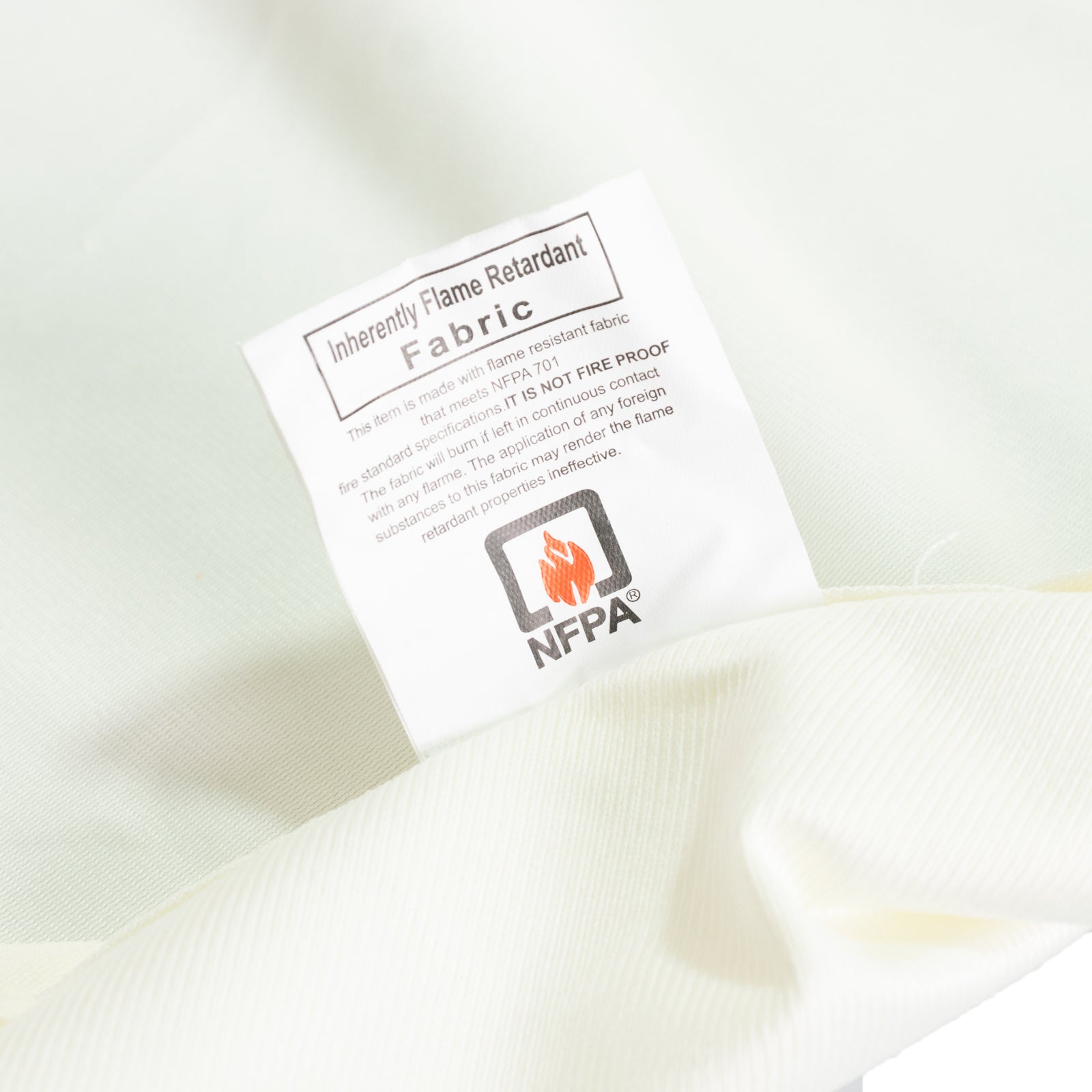 Fire Retardant Scuba Tablecloth – 90" Round Ivory, Wrinkle Free, Stain Resistant Polyester Cover