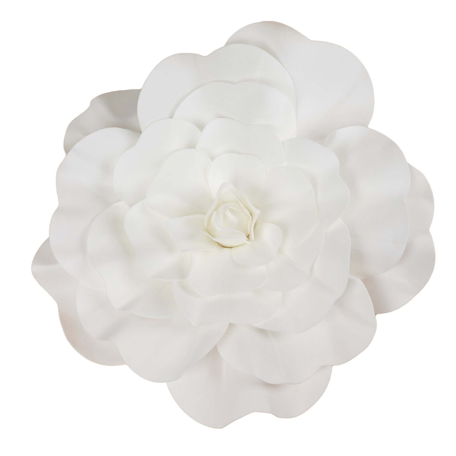 2 Pack 24" Large White Real Touch Artificial Foam DIY Craft Roses