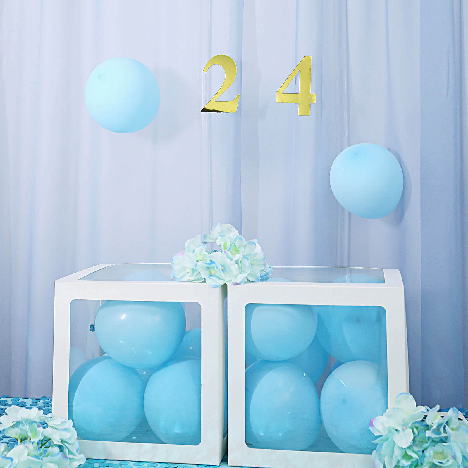 4-Pack Stickers Banner Custom 0-9 Number "8" Design Gold - Milestone Age and Date Stick-On Numbers 5"