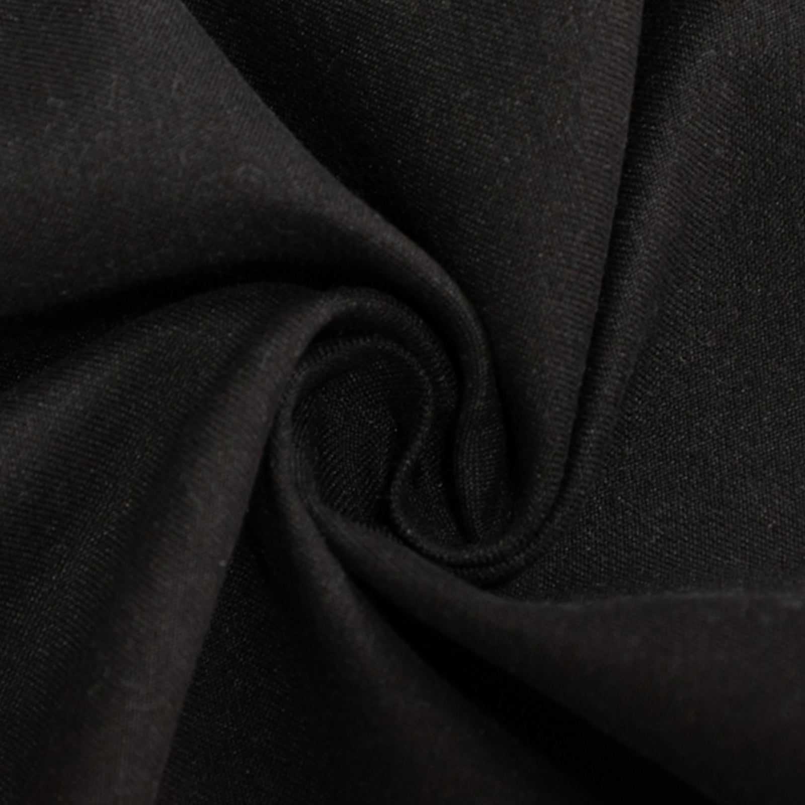 Cotton Blend 90"x156" Rectangle Tablecloth Black - Seamless Wrinkle-Resistant Table Cover