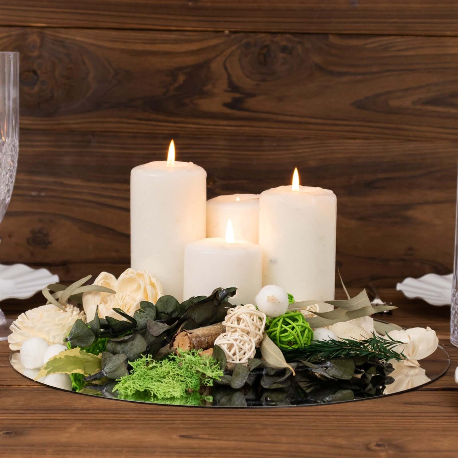 Set of Natural Potpourri Vase Fillers Dried Assorted with Vanilla Fragrance Oil - DIY Decorations