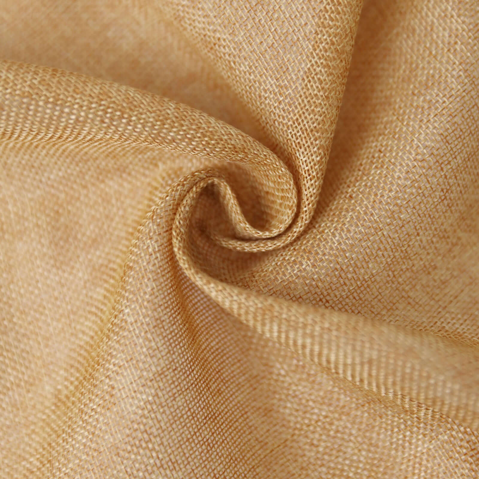 5 Pack Faux Jute 19"x19" Napkins Gold - Authentic Burlap Look Cloth Napkins for Rustic Boho Weddings & Parties