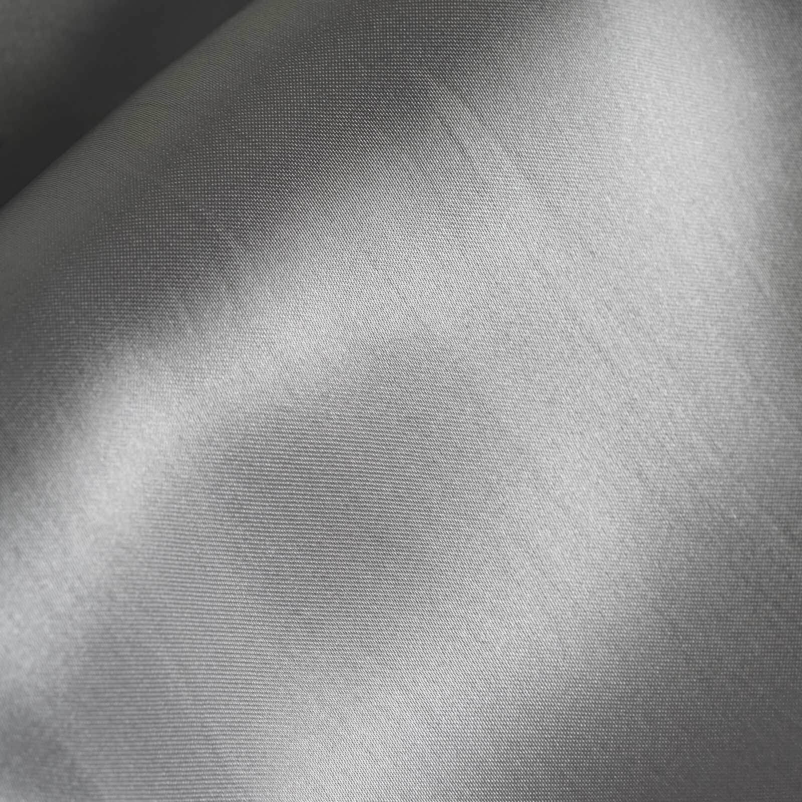 5 Pack Satin 20"x20" Napkins Silver - Luxurious Shine & Smooth Dinner Napkins