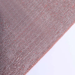 Polyester 12"x108" Table Runner Rose Gold Shimmer Sequin Dots - Wrinkle-Free Finish Table Linen