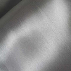 5 Pack Satin Chair Sashes Silver - Durable Chair Bows with Shiny Finish 6"x106"