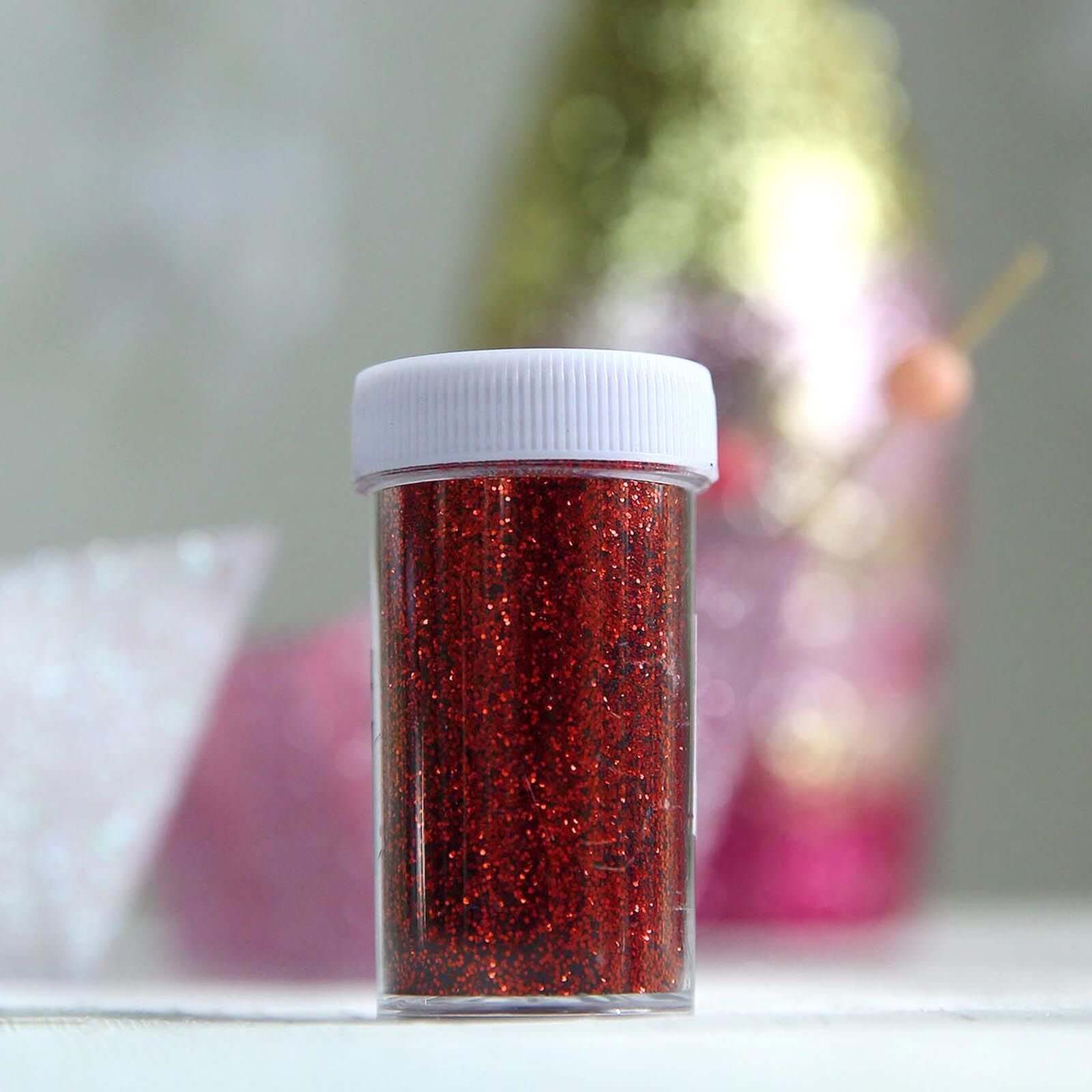 Extra Fine Glitter Powder Metallic Burgundy - Nontoxic Glitter Dust with Shaker Lid for Fun DIY Projects Kids' Crafts Resin Art & Festival Decor 23g