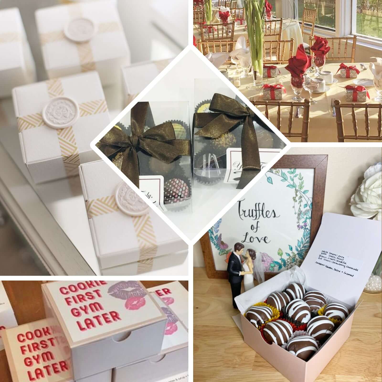 100 Pack 4"x4"x2" Silver Cake Cupcake Party Favor Gift Boxes, DIY