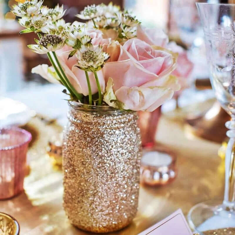 Extra Fine Glitter Bottle Coral - Nontoxic Glitter Dust Powder for Fun DIY Projects Kids' Crafts Resin Art & Festival Decor 1 lb