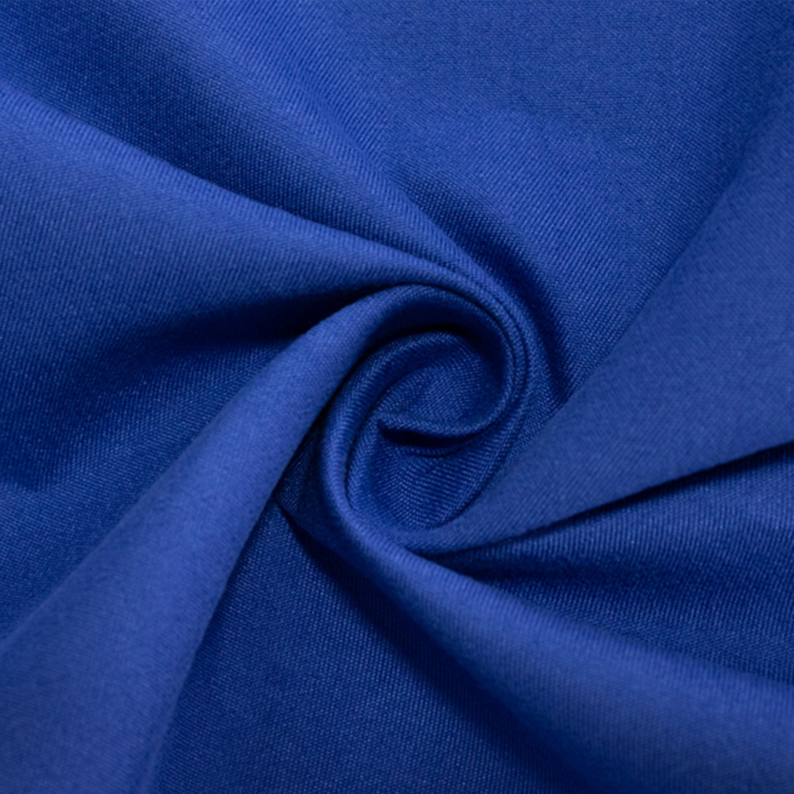Cotton Blend 90" Round Tablecloth Royal Blue - Wrinkle-Resistant Table Cover