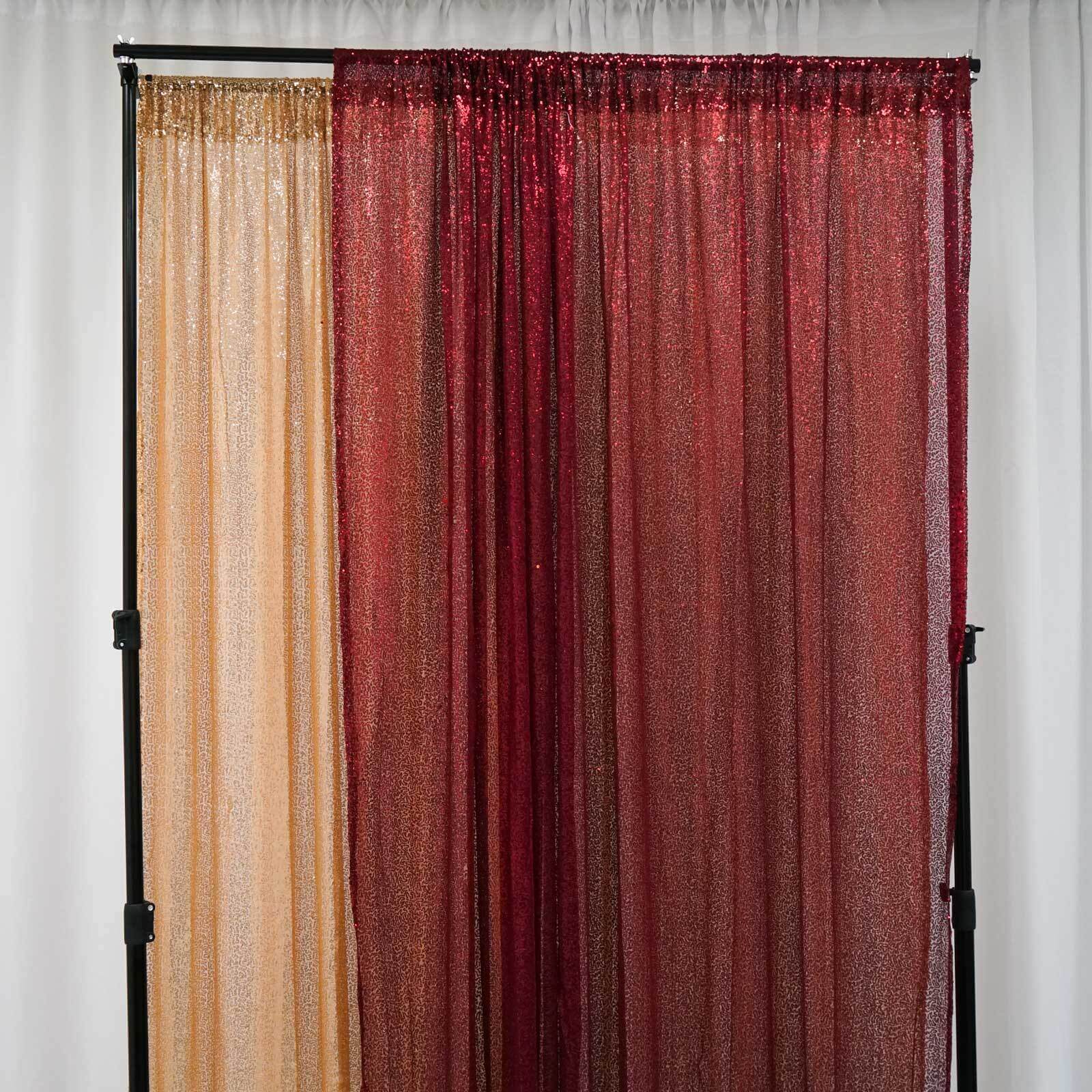 10ft DIY Adjustable Triple Crossbar Kit and Mounting Brackets For Backdrop Stands