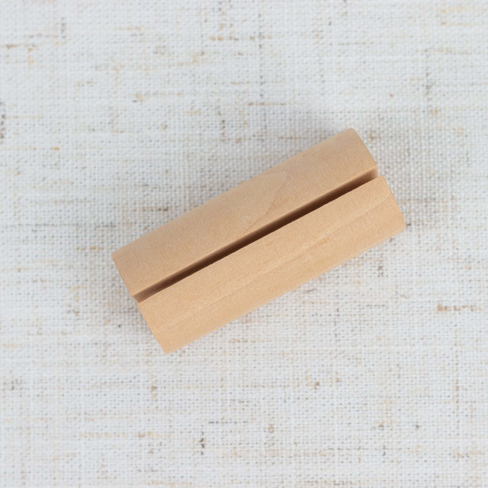 10-Pack Wooden Place Card Holders Farmhouse Cylindrical Design Natural - Rustic Table Number Stands 2"