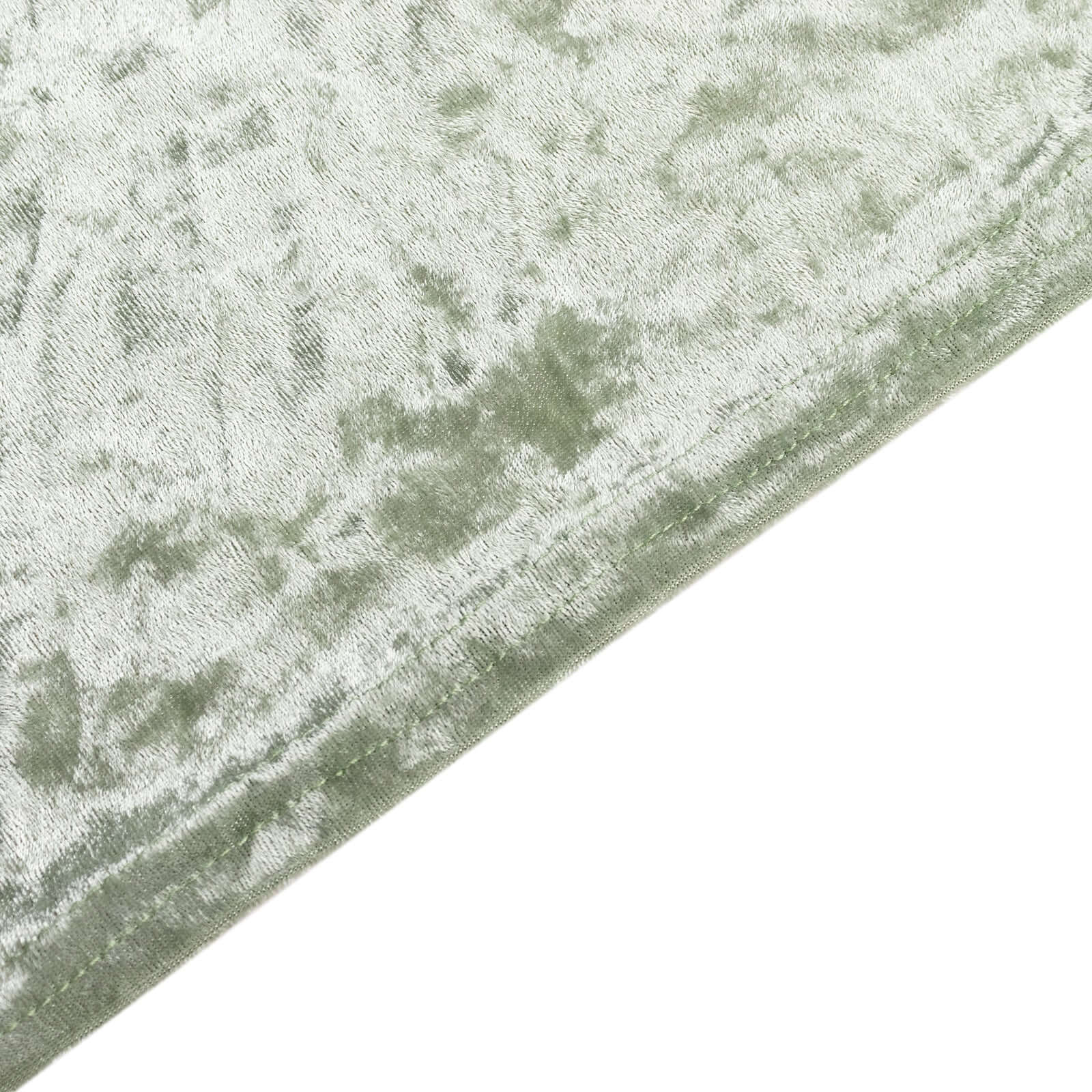 Crushed Velvet Spandex 30" Round Cocktail Table Cover Sage Green Smooth Highboy Tablecloth