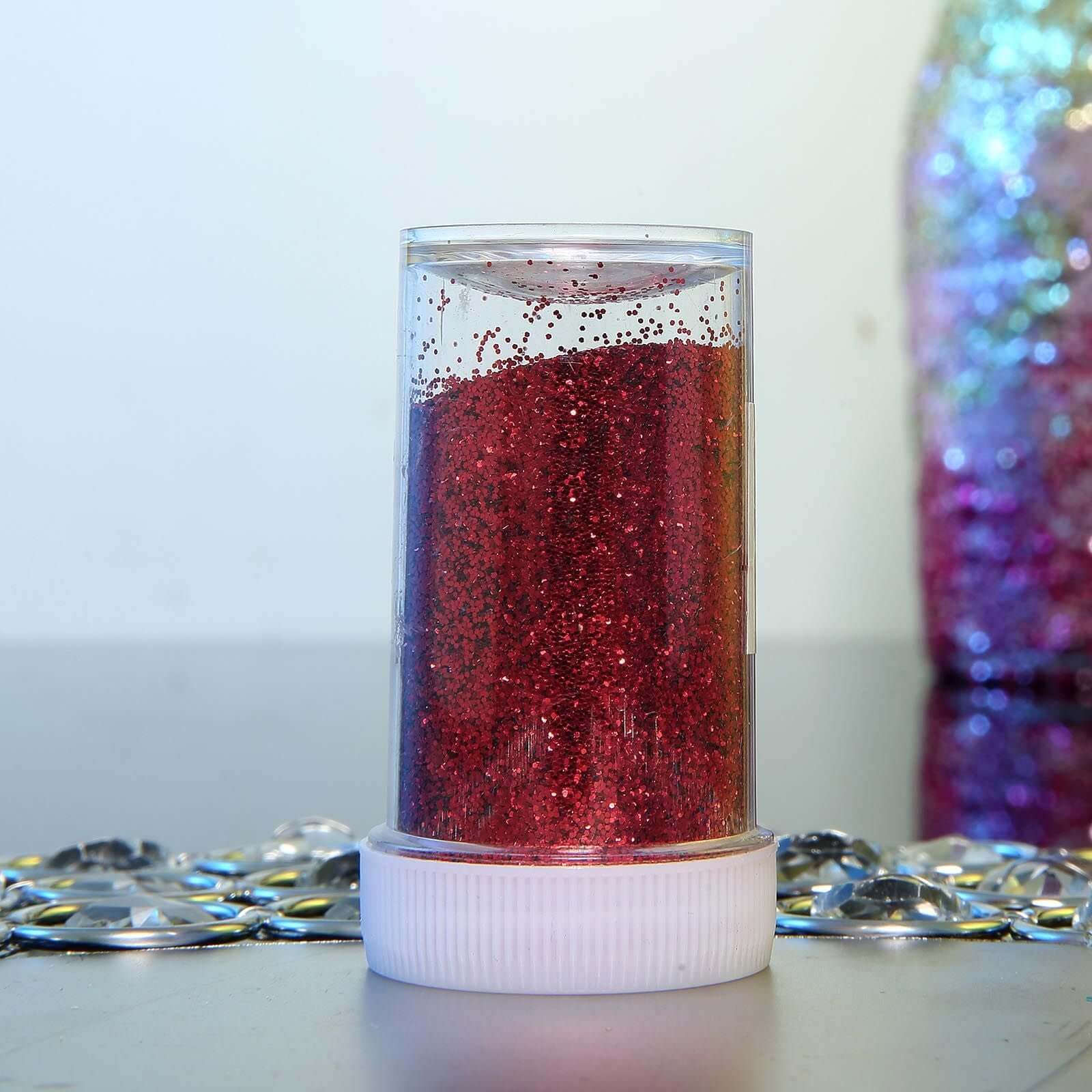 Extra Fine Glitter Powder Metallic Burgundy - Nontoxic Glitter Dust with Shaker Lid for Fun DIY Projects Kids' Crafts Resin Art & Festival Decor 23g