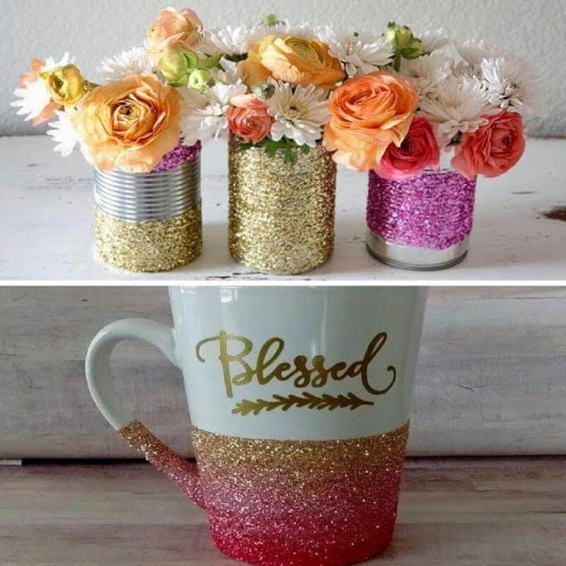 Extra Fine Glitter Bottle Coral - Nontoxic Glitter Dust Powder for Fun DIY Projects Kids' Crafts Resin Art & Festival Decor 1 lb