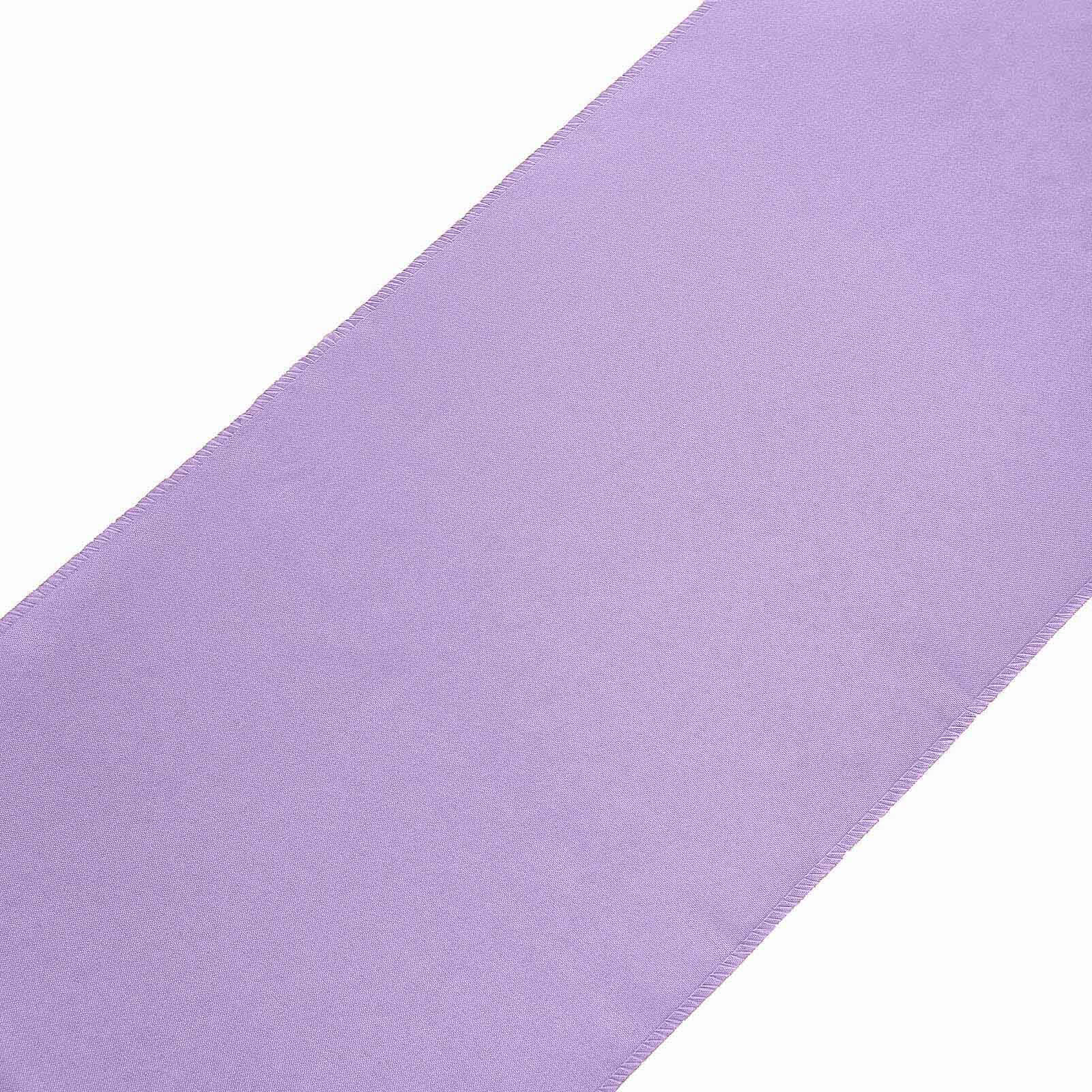 Polyester 12"x108" Table Runner Lavender - Durable & Wrinkle-Resistant Table Decor