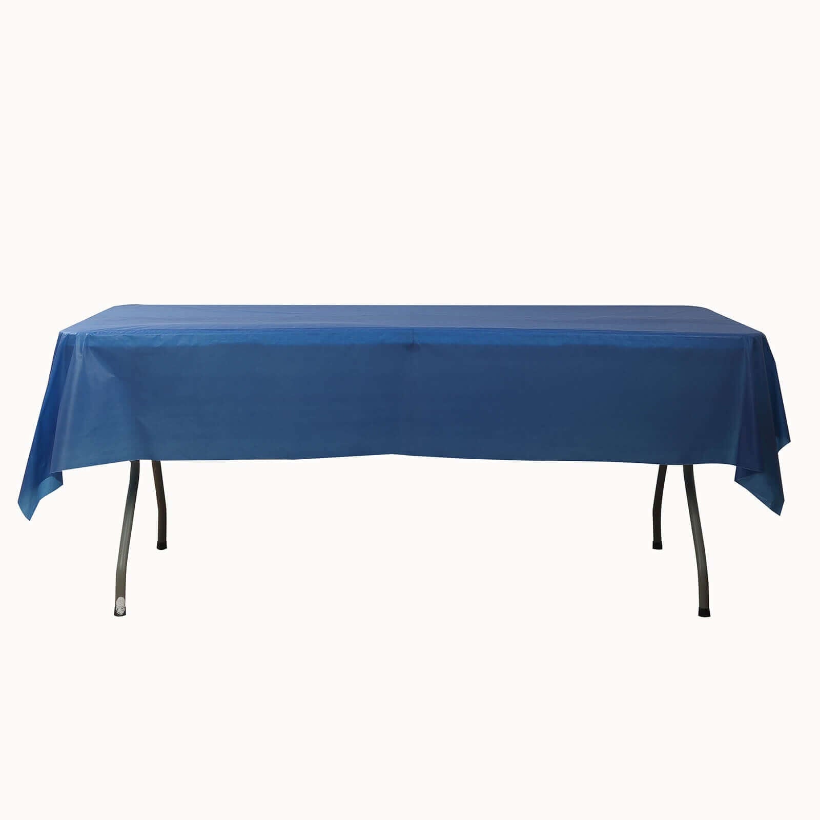 Plastic Table Cover Roll Navy Blue with Slide Cutter - Customizable Disposable Tablecloth Roll 54"x300ft