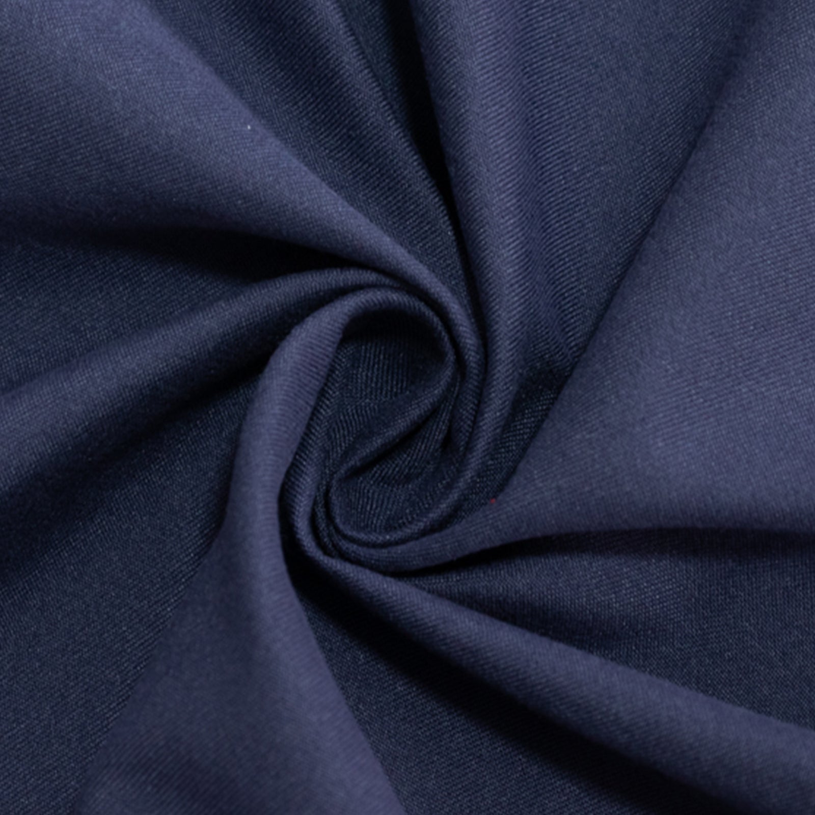 Cotton Blend 90" Round Tablecloth Navy Blue - Wrinkle-Resistant Table Cover