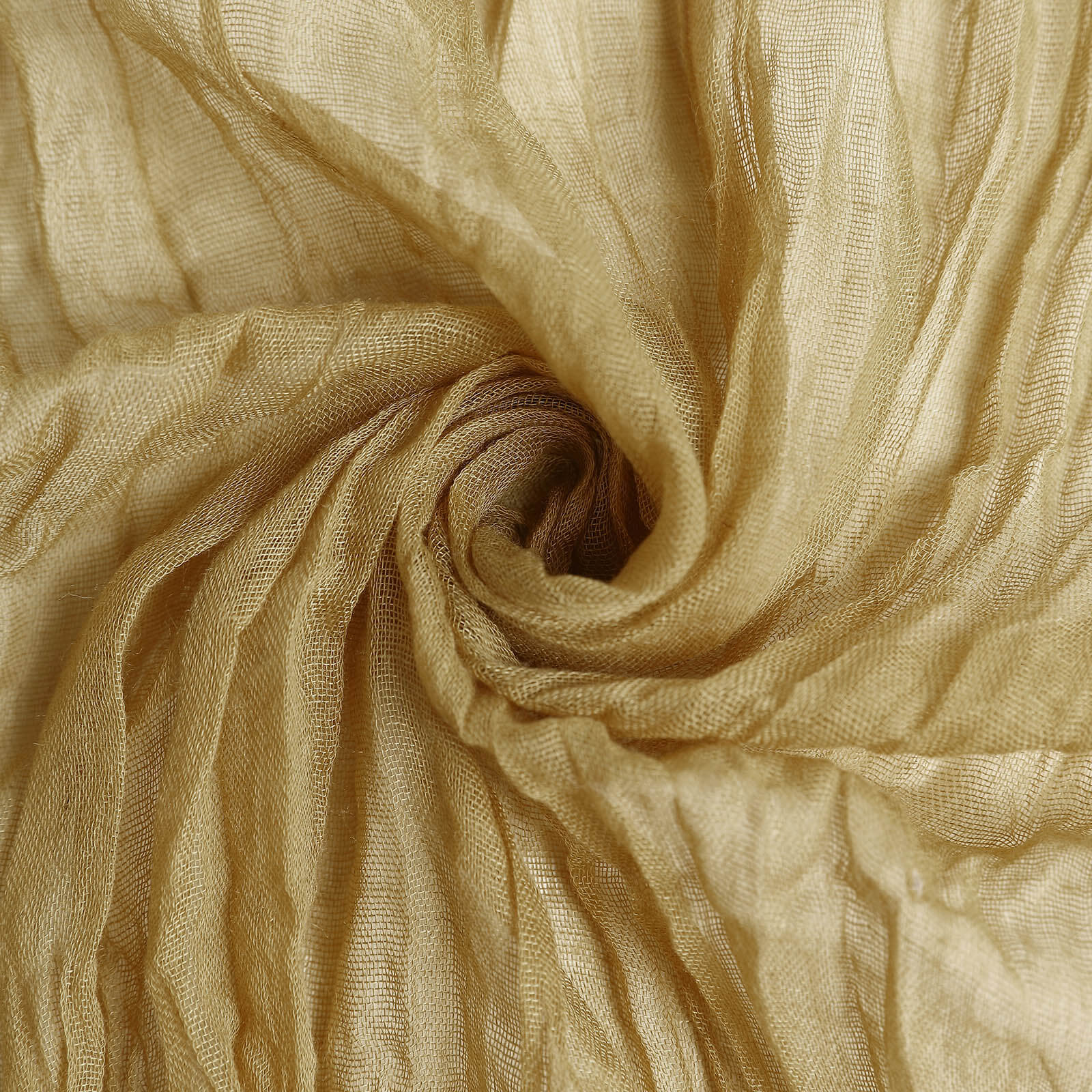 5 Pack Gauze Cheesecloth 24"x19" Napkins Gold Reusable Dinner Napkins for Boho Farmhouse Style Events