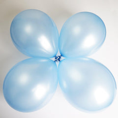 50 Pcs 1.25" Balloon Arch Attachment Clips, 4 PT Clear Plastic Clips