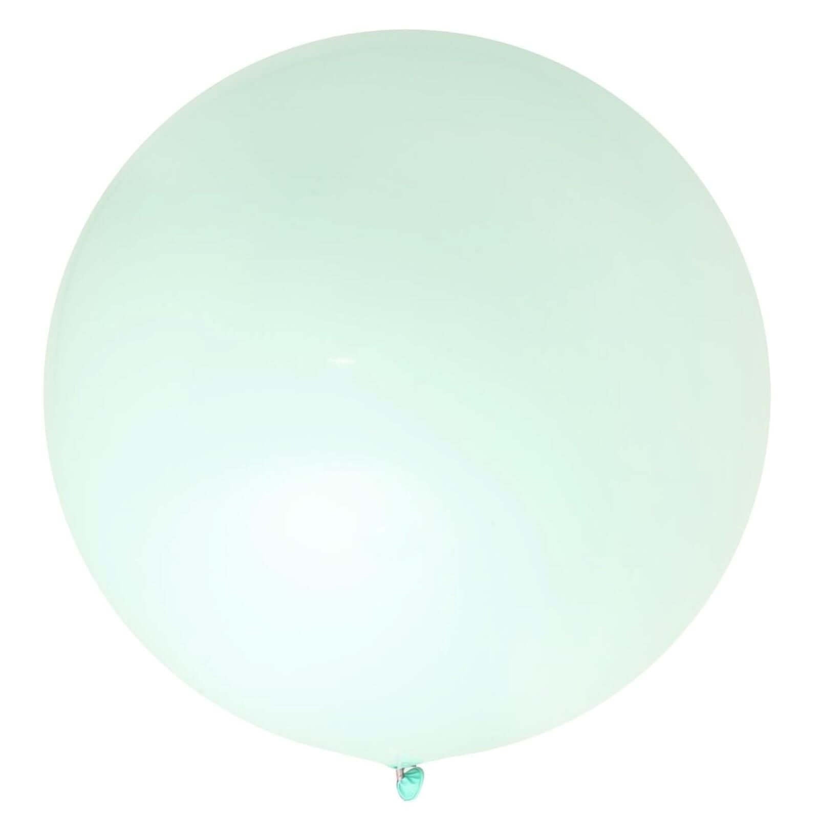 2 Pack 32" Large Matte Pastel Seafoam Helium or Air Latex Balloons