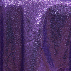 Sequin 72"x72" Table Overlay Square Tablecloth Purple - Sparkly Table Cover