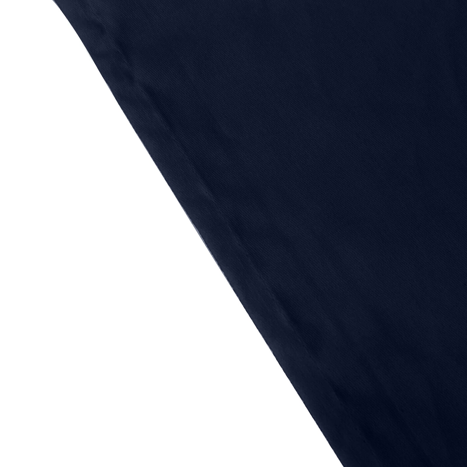 Cotton Blend 60"x102" Rectangle Tablecloth Navy Blue - Wrinkle-Resistant Table Cover
