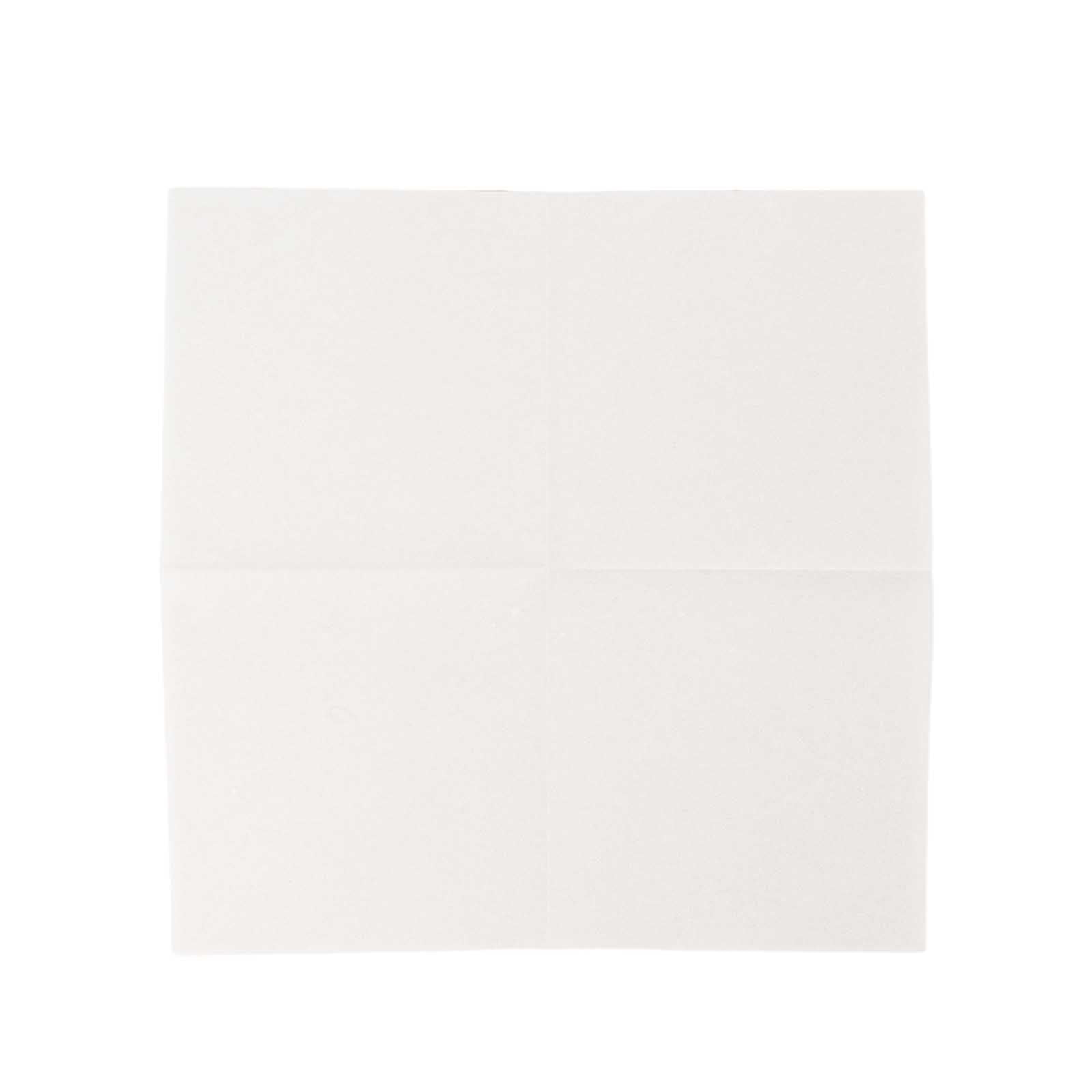 20 Pack Linen-Like Paper 5"x5" Napkins White - Highly Absorbent & Disposable Airlaid Beverage Napkins