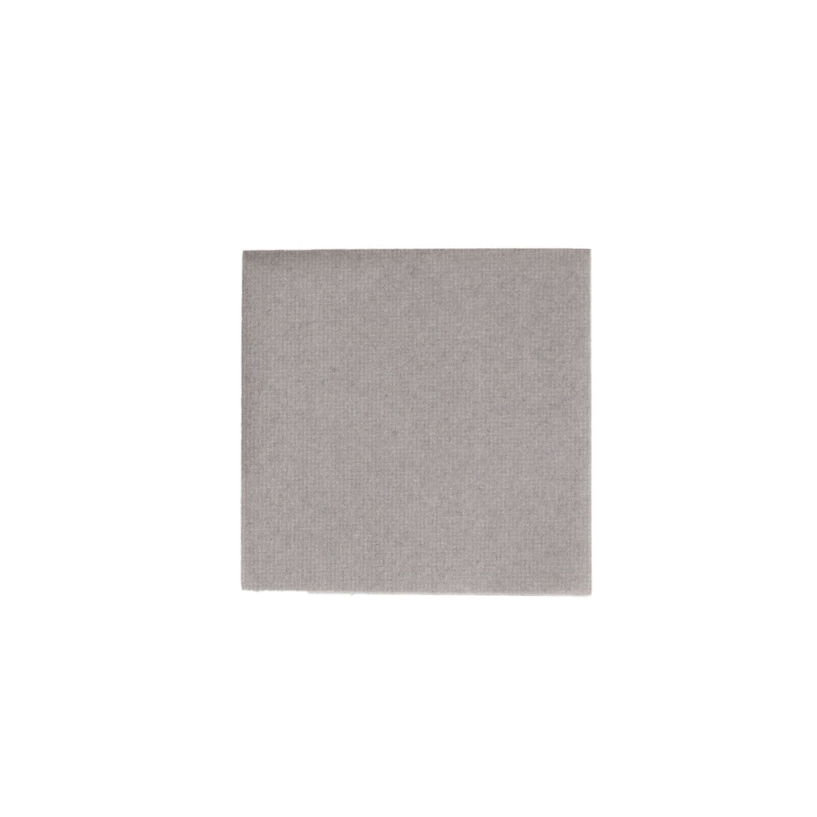 20 Pack Linen-Like Paper 5"x5" Napkins Silver - Highly Absorbent Airlaid Napkins